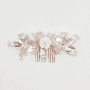 Peineta FLORAL rose gold